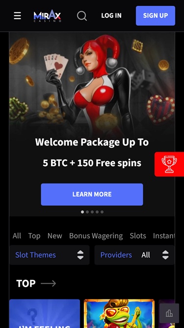 Mirax - Casino ohne Verifizierung
